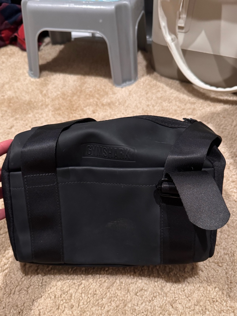 Gymshark Black small Duffle Bag